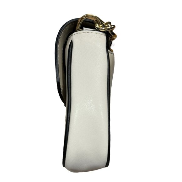 Marc Jacobs Purse The J Marc Shoulder Crossbody Bag Black Beige Cream Gold OS - Picture 6 of 16